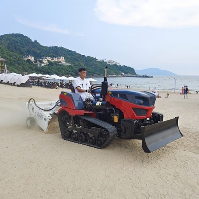 Machine de nettoyage de plage avec écran vibrant hydrauliquement contrôlé et poids de 800 kg