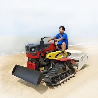 Nettoyeur de plage pour opérations en bord de mer avec largeur de nettoyage de 1000 mm et écran en acier inoxydable