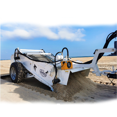 20000-30000m'/h Efficacité de travail Machines de nettoyage de plage pour des plages propres et sûres