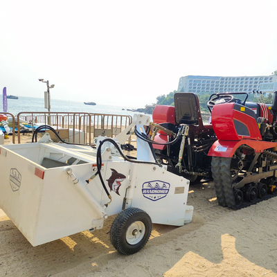 Tracteur écologique de nettoyage des plages pour éliminer efficacement les déchets sur le rivage