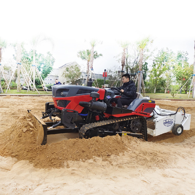 2200 KG balayeur de sable tracteur pour le nettoyage environnemental de la plage et l'élimination des déchets