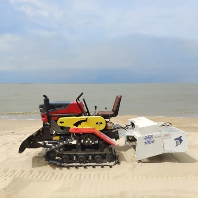 2000 rmin Vitesse nettoyeur de plage industriel pour les opérations en bord de mer 1000 mm Largeur de nettoyage