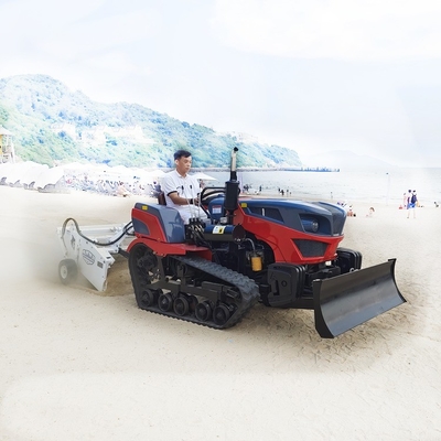 Les opérations de nettoyage du sable au bord de la mer simplifiées avec un balayeur de plage de 1000 mm de largeur
