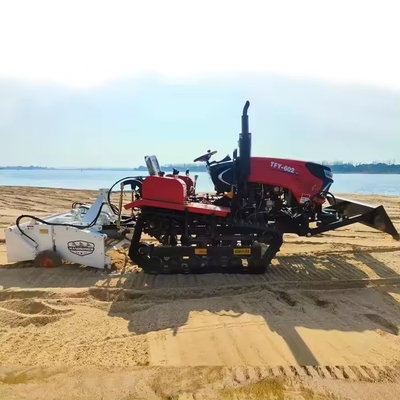 Tracteur de nettoyage de plage lourd de 1500 kg pour l'élimination des déchets environnementaux et des algues